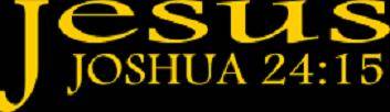 logo Jesus Joshua 24:15